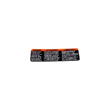 Milwaukee Part# 10-20-9115 Fence Label - Genuine OEM