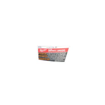 Milwaukee Part# 12-20-0068 Service Nameplate - Genuine OEM