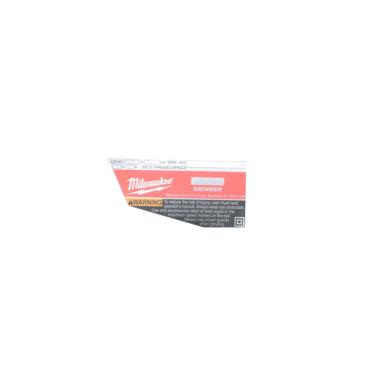 Milwaukee Part# 12-20-1560 Service Nameplate - Genuine OEM