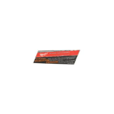 Milwaukee Part# 12-20-2415 Service Nameplate Kit - Genuine OEM