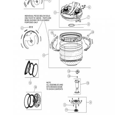 Whirlpool Part# 12002203 Washplate (OEM)