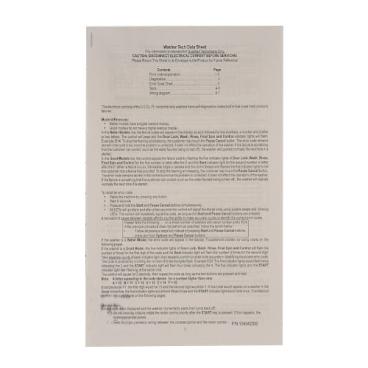 Frigidaire Part# 134542000 Wiring Diagram (OEM)