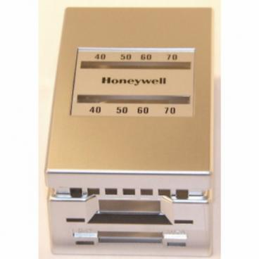 Honeywell Part# 14004406-112 Vertical Mounting Satin Chrome Thermostat Cover (OEM)