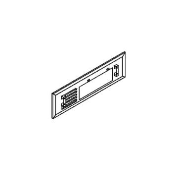 Whirlpool Part# 2002710 Top Grille Assembly - Genuine OEM
