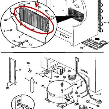 Frigidaire Part# 216240900 Heat Exchanger Assembly (OEM)