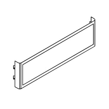 Whirlpool Part# 2300086S Stainless Steel Top Grille Assembly - Genuine OEM