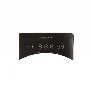 Frigidaire Part# 240323957 Dispenser Control Overlay (Black) (OEM)