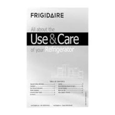 Frigidaire Part# 242063800 Owners Manual (OEM)