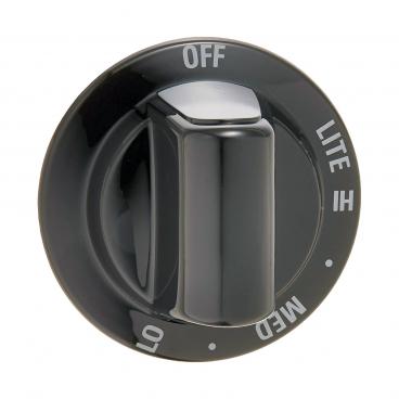 Frigidaire Part# 318537702 Burner Control Knob (Black) - Genuine OEM