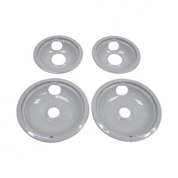 Amana ARR630WW Drip Bowl Kit (Two 6 Inch and Two 8 Inch) Genuine OEM