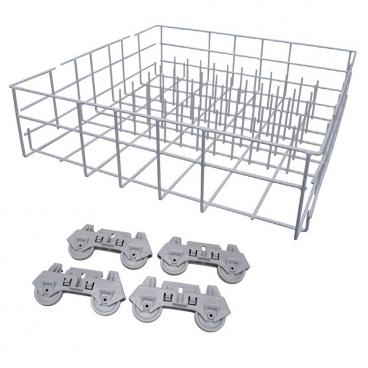 Amana RMT-380 Complete Lower Dishrack Assembly (w/wheels) - Genuine OEM