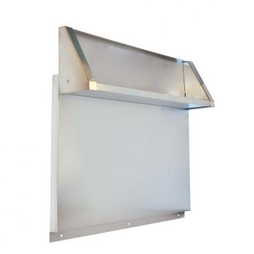 KitchenAid KDRS463VSS04 Steel Backsplash (with Dual Position Shelf) - Genuine OEM