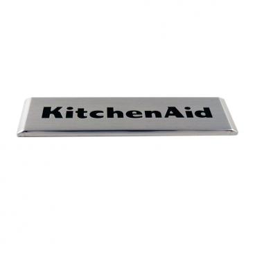 KitchenAid KDTE104EWH1 Nameplate (Stainless) - Genuine OEM