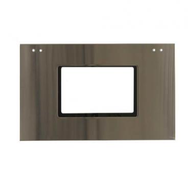 KitchenAid KEMC378KSS02 Door Panel and Glass (stainless) - Genuine OEM