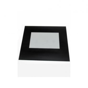 KitchenAid YKERS205TW0 Outer Door Glass - Black - Genuine OEM