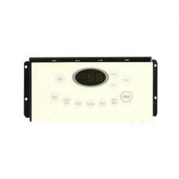 Maytag MER5775QAW Electronic Clock/Control Overlay (off-white) - Genuine OEM