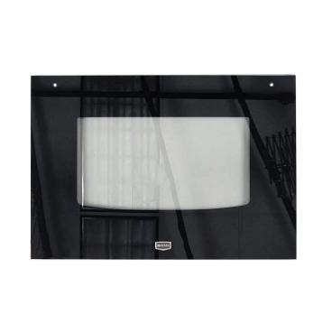 Maytag MET8665XB00 Outer Door Glass (Black) - Genuine OEM