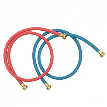 Whirlpool 1CWTW5505VQ1 Water Fill Hose Kit (Red, Blue) - Genuine OEM
