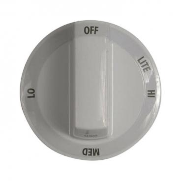 Whirlpool GGG390LXB02 Range Control Knob (White) - Genuine OEM