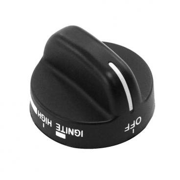Whirlpool GS440LEMQ1 Cooktop Control Knob (Black) - Genuine OEM