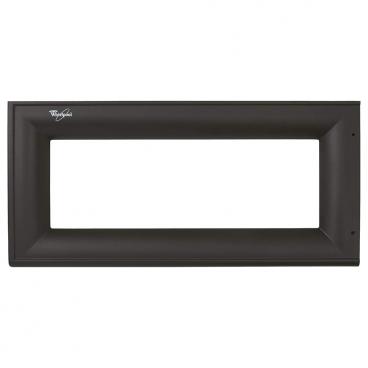 Whirlpool MH8150XJB0 Outer Door Frame (Black) - Genuine OEM