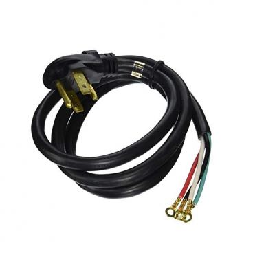 Whirlpool YWED9270XL0 Dryer Power Cord (Black) - Genuine OEM