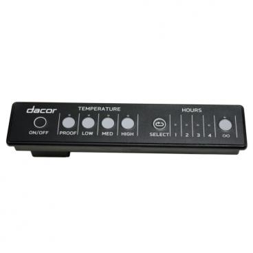 Dacor EWD30B User Interface Control Switch (With Overlay) - Genuine OEM