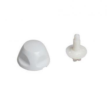 Fisher and Paykel Part# 421040P Agitator Cap and Bolt - White (OEM)