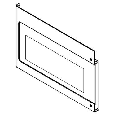 Frigidaire Part# 5304510985 Door Assembly (Outer,Stainless) - Genuine OEM