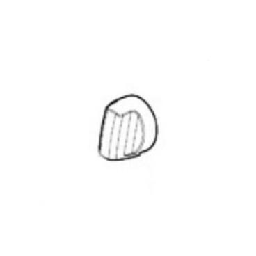 Frigidaire Part# 5304521976 Knob Switch (White) - Genuine OEM