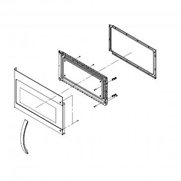 Frigidaire Part# 5304523967 Door Assembly - Genuine OEM
