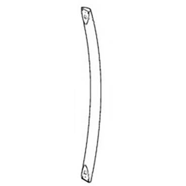 Frigidaire Part# 5304527112 Door Handle W/ Set Screws (Black Stainless) - Genuine OEM