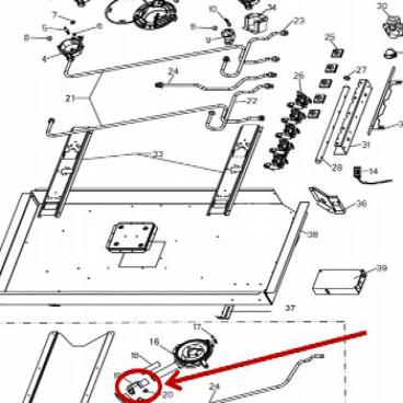 Fisher and Paykel Part# 531662 Jet Holder (OEM)