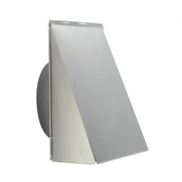 Broan Part# 610FA Aluminum Fresh Air Inlet Wall Cap (OEM) 10 Inch
