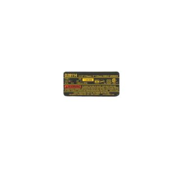 Dewalt Part# 639679-00 Name Plate  - Genuine OEM