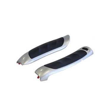 Braun Part# 67030901 Side Covers (Silver/Dark Blue) - Genuine OEM