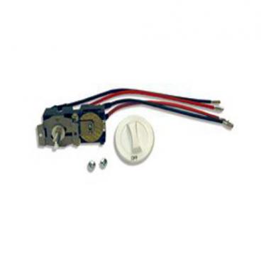 Cadet Manufacturing Part# 67066 Thermostat (OEM) Almond Non-Programmable Double Pole White