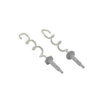 Delonghi Part# 7322211124 Dough Hook Set (Grey) - Genuine OEM