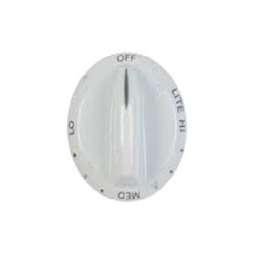 Whirlpool Part# 77001253 Knob (OEM) White