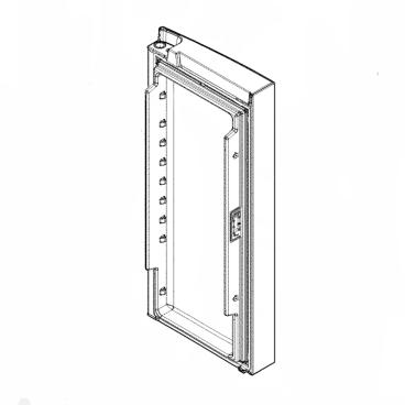 Frigidaire Part# 807460144 Right Stainless Refrigerator Door Assembly - Genuine OEM