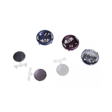 Braun Part# 81422752 Switch Set (Colours Purple/Snow White/Lavender) - Genuine OEM