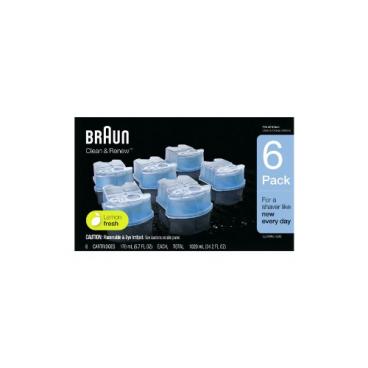 Braun Part# 81756883 Clean Cartridge (6 Pack) - Genuine OEM