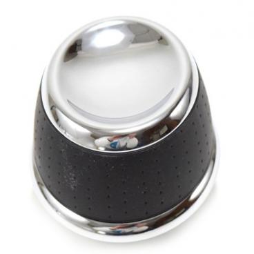 GE GFWR4805F0MC Control Knob Assembly (Rubber/Chrome) - Genuine OEM