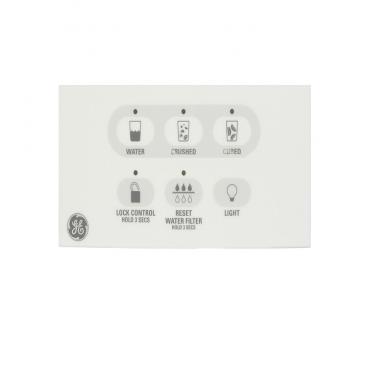 GE GSS25WGPACC Ice Dispenser Button Interface Genuine OEM
