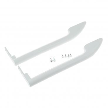 GE GTZ21GBEBSS Door Handle Kit (White, 2 Pack) - Genuine OEM