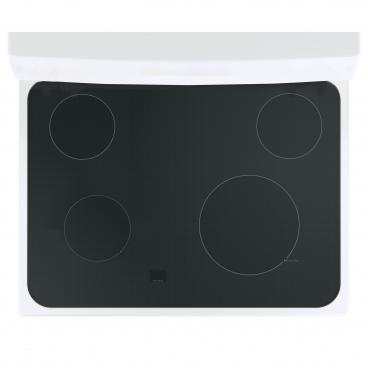 GE JB620DF1WW Glass Cooktop Assembly (White) - Genuine OEM