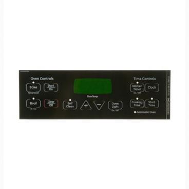 GE JB640DR2BB Oven Control Faceplate - Genuine OEM