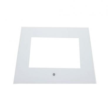 GE JB695DF1WW Outer Oven Door Glass -White - Genuine OEM