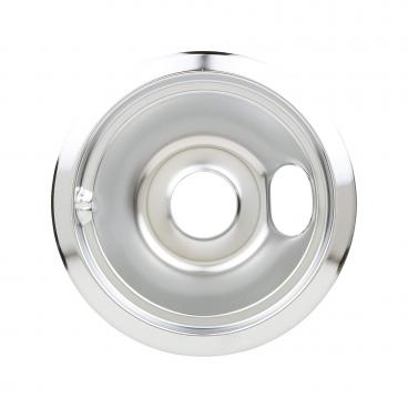 GE JBP19BY1 Burner Drip Bowl (8 in, Chrome) - Genuine OEM