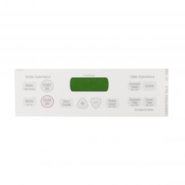 GE JBP80TK2WW Membrane Switch Overlay - Genuine OEM